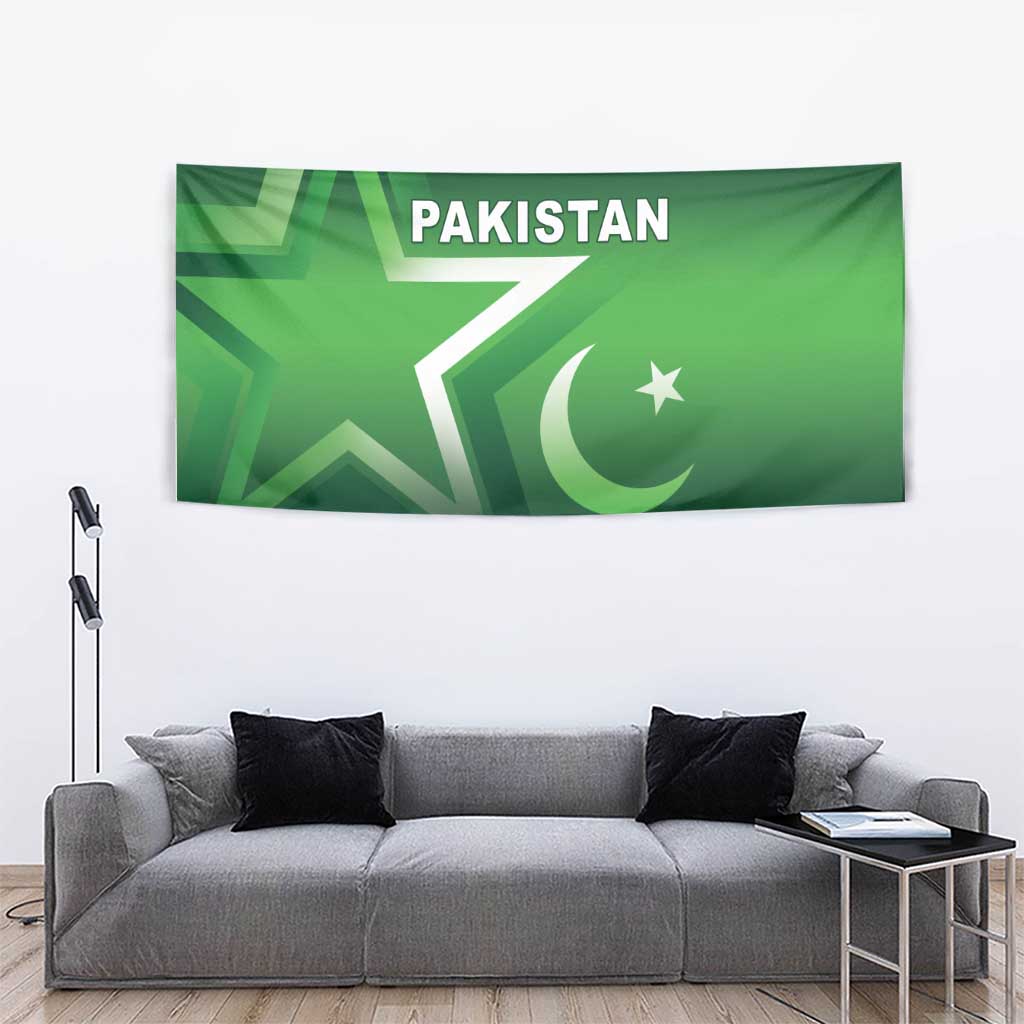 Pakistan Cricket Tapestry Go Champions Shaheens LT05 - Wonder Print Shop