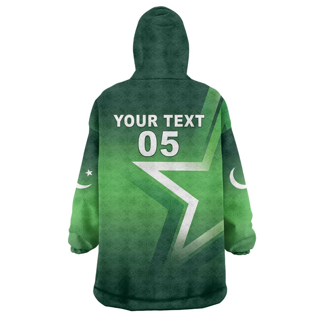 Custom Pakistan Cricket Wearable Blanket Hoodie Go Champions Shaheens LT05 - Wonder Print Shop