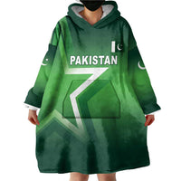 Custom Pakistan Cricket Wearable Blanket Hoodie Go Champions Shaheens LT05 - Wonder Print Shop