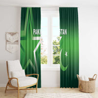 Pakistan Cricket Window Curtain Go Champions Shaheens LT05 - Wonder Print Shop