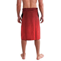 New Zealand And England Rugby Custom Lavalava Red Rose Mix Maori Pattern - Wonder Print Shop