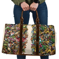 Hawaii And Japan Travel Bag Tiki With Oni Mask - Wonder Print Shop