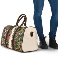 Hawaii And Japan Travel Bag Tiki With Oni Mask - Wonder Print Shop