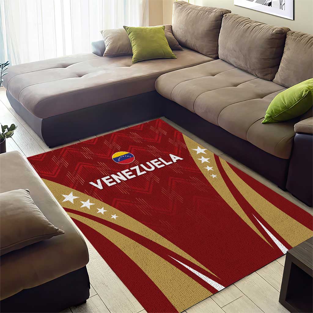 Venezuela Football Area Rug Go Champions