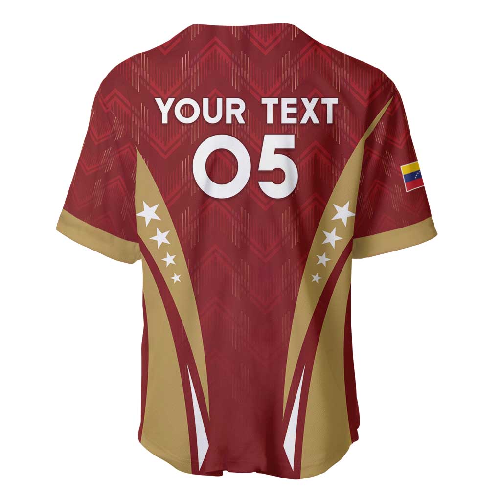 Custom Venezuela Football Baseball Jersey Go Champions