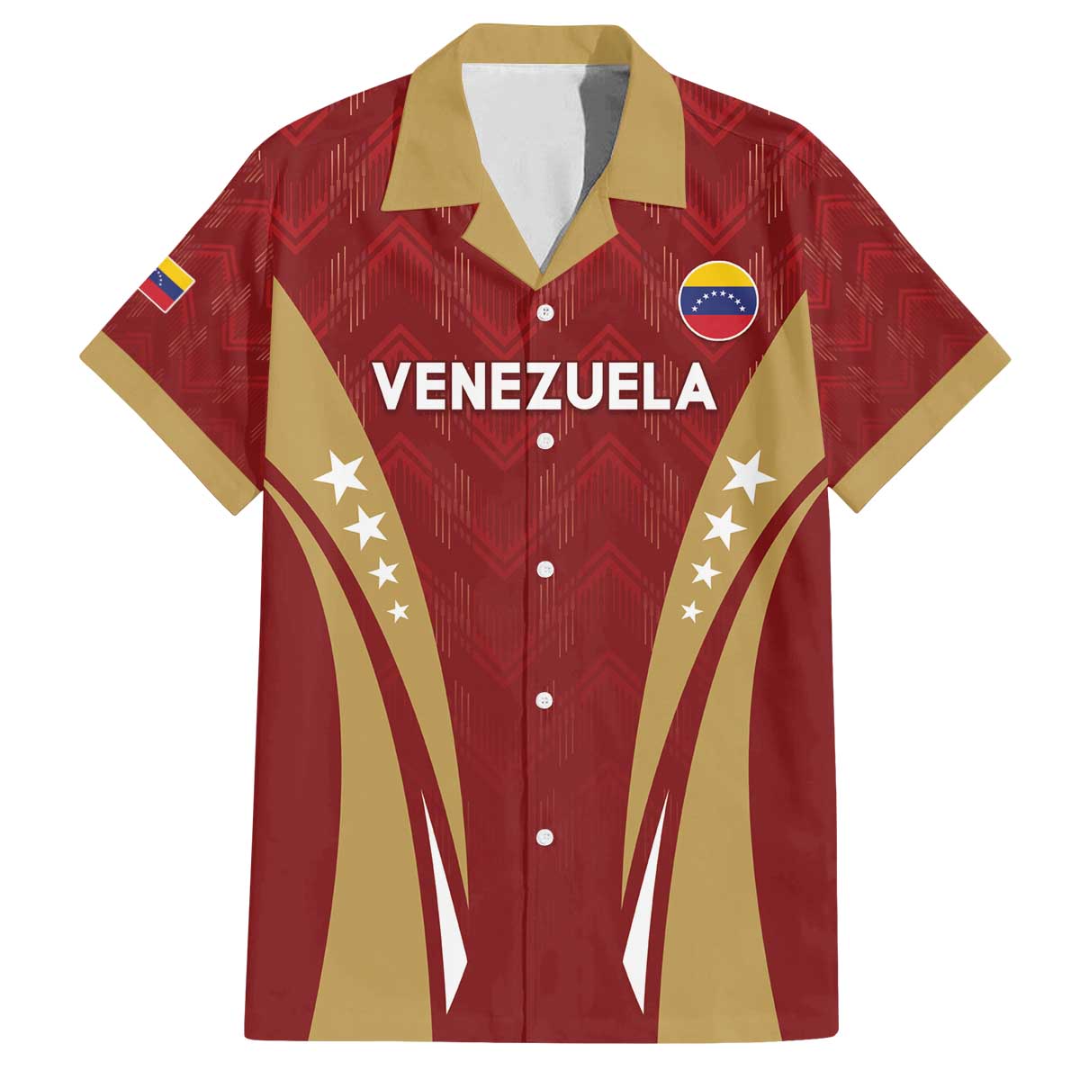 Custom Venezuela Football Family Matching Off The Shoulder Long Sleeve Dress and Hawaiian Shirt Go Champions