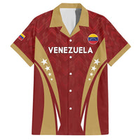Custom Venezuela Football Family Matching Short Sleeve Bodycon Dress and Hawaiian Shirt Go Champions