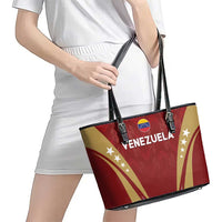 Venezuela Football Leather Tote Bag Go Champions