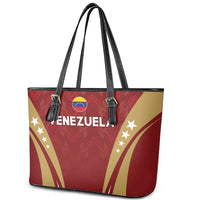 Venezuela Football Leather Tote Bag Go Champions