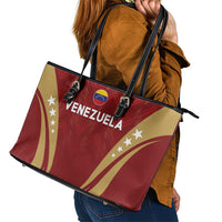 Venezuela Football Leather Tote Bag Go Champions