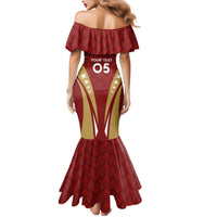 Custom Venezuela Football Mermaid Dress Go Champions