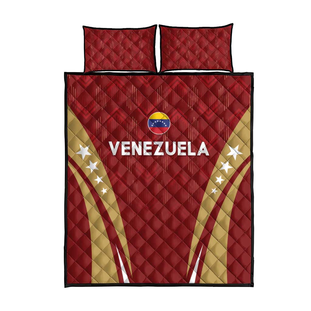 Venezuela Football Quilt Bed Set Go Champions