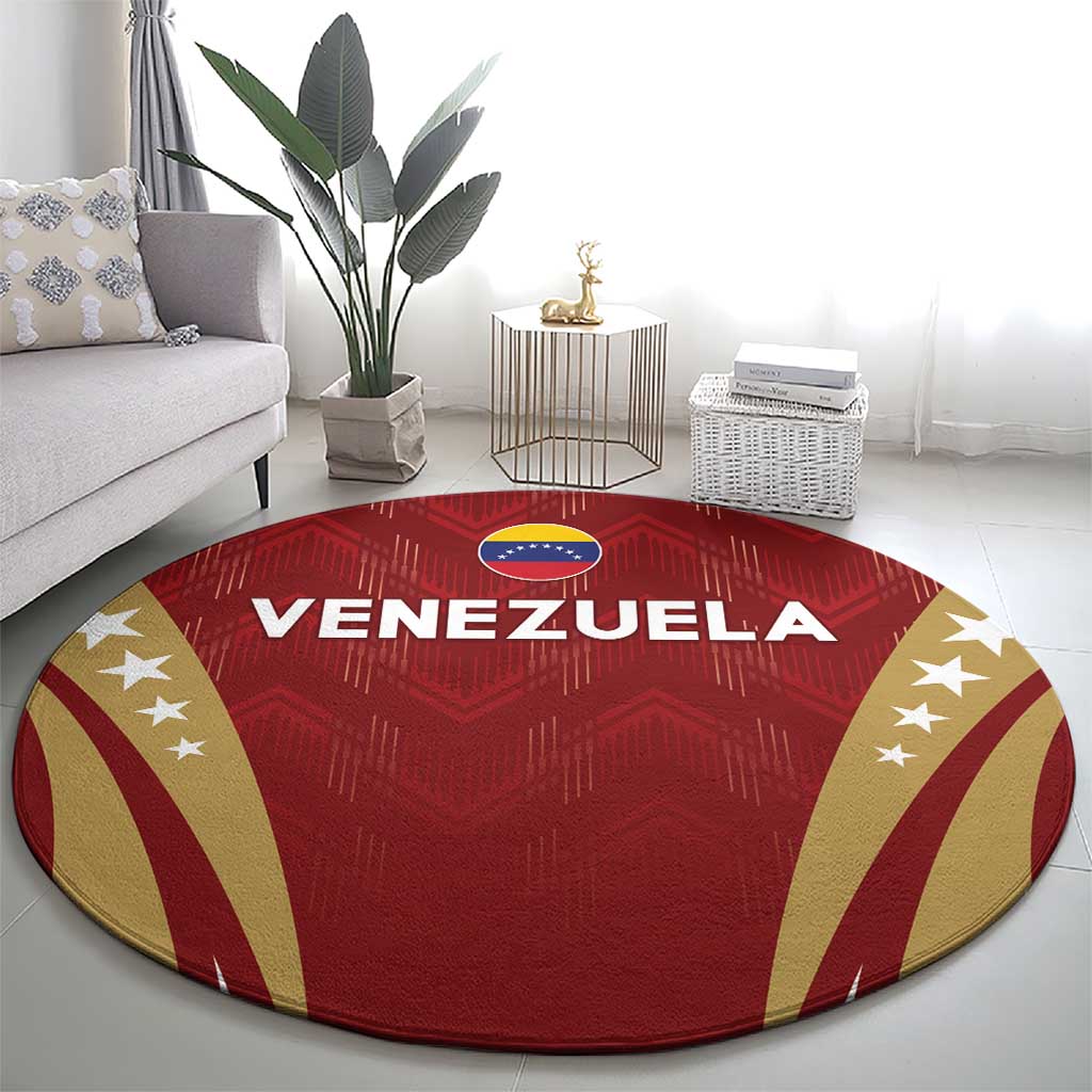 Venezuela Football Round Carpet Go Champions