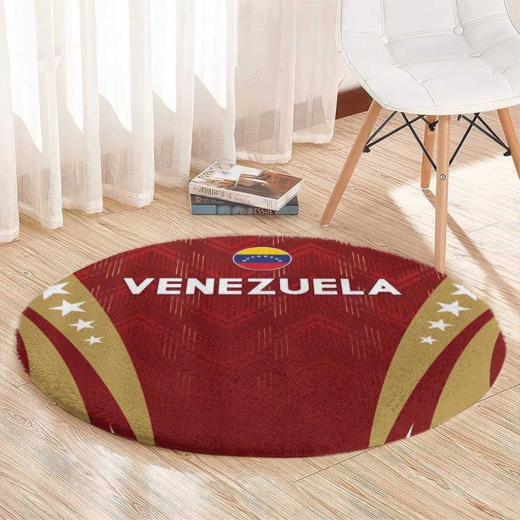 Venezuela Football Round Carpet Go Champions