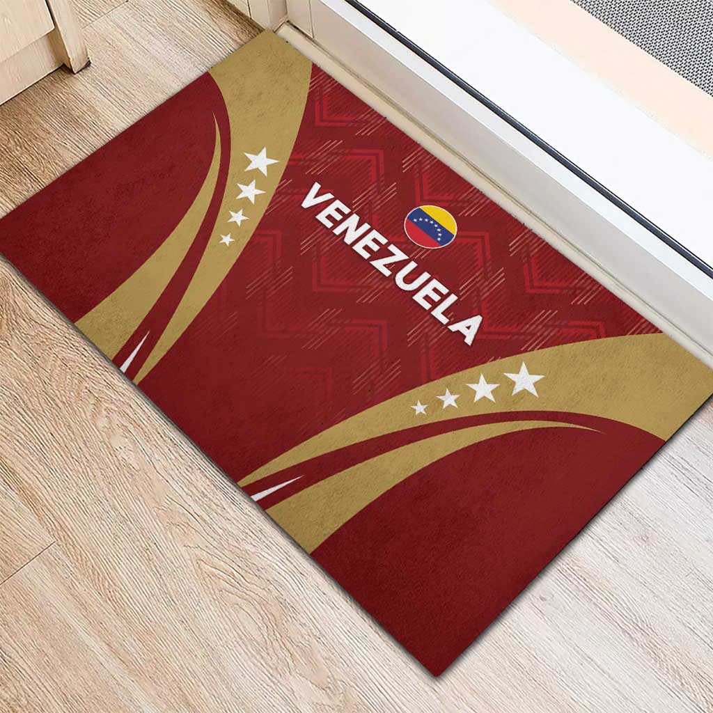 Venezuela Football Rubber Doormat Go Champions