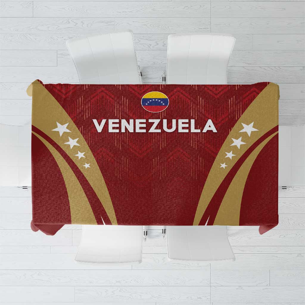 Venezuela Football Tablecloth Go Champions