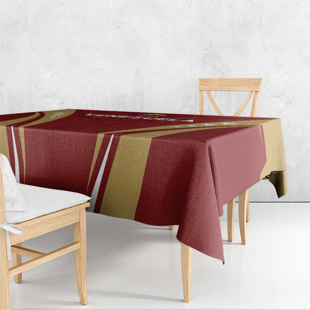 Venezuela Football Tablecloth Go Champions