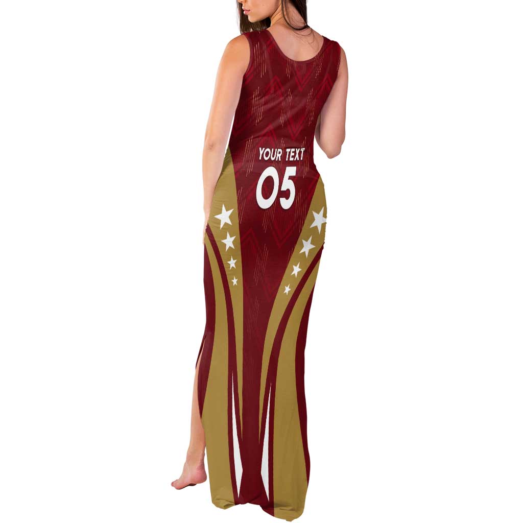 Custom Venezuela Football Tank Maxi Dress Go Champions