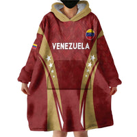 Custom Venezuela Football Wearable Blanket Hoodie Go Champions