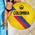 Colombia Football Beach Blanket Vamos La Tricolor Retro Style