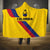 Colombia Football Hooded Blanket Vamos La Tricolor Retro Style