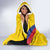 Colombia Football Hooded Blanket Vamos La Tricolor Retro Style