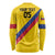Custom Colombia Football Long Sleeve Shirt Vamos La Tricolor Retro Style