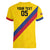 Custom Colombia Football Women V-Neck T-Shirt Vamos La Tricolor Retro Style