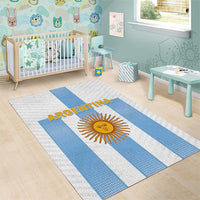Argentina Football Area Rug Albiceleste Unique Style