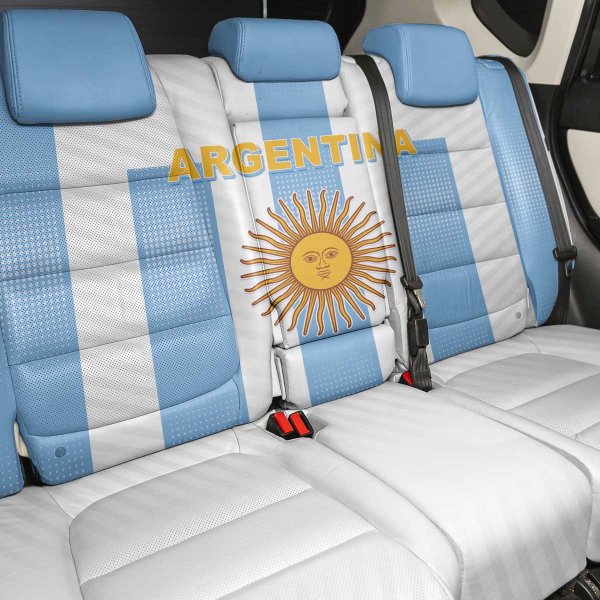 Argentina Football Back Car Seat Cover Albiceleste Unique Style