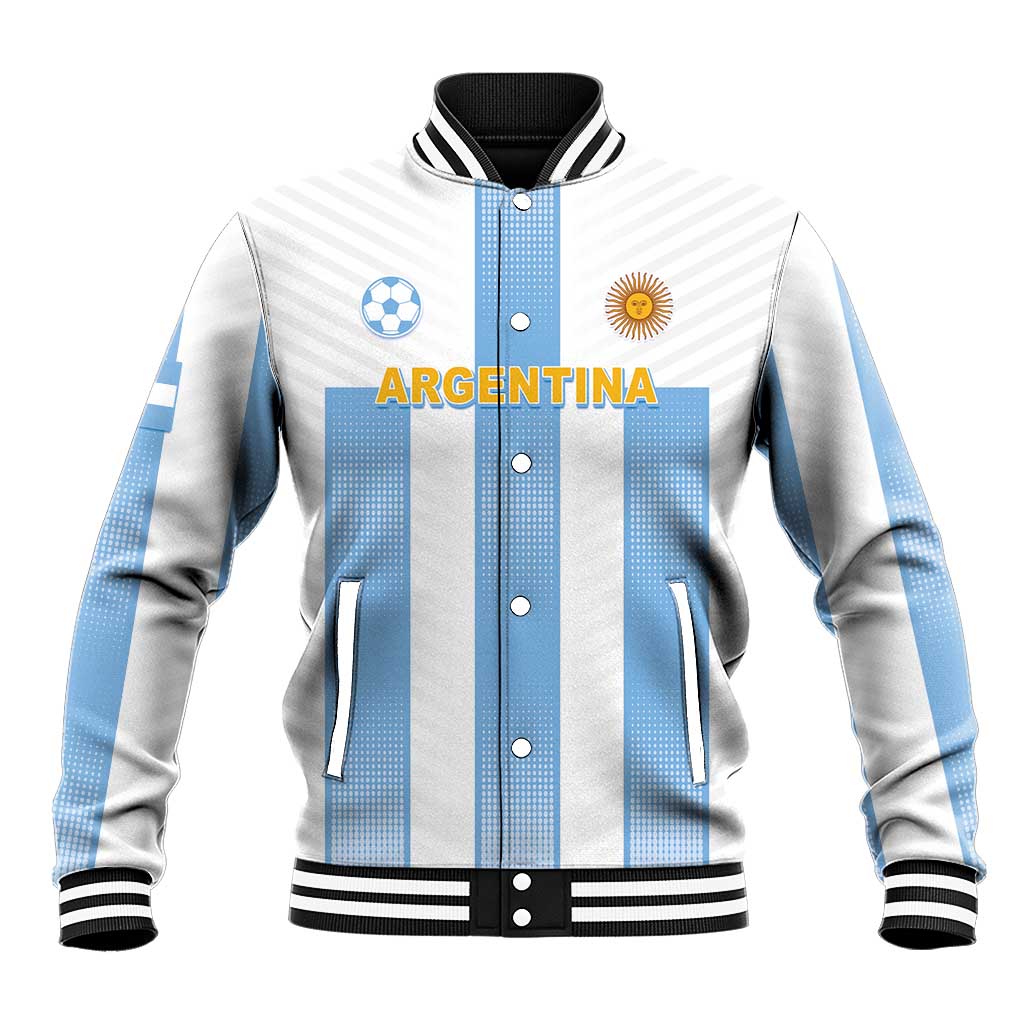 Custom Argentina Football Baseball Jacket Albiceleste Unique Style