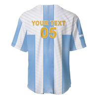 Custom Argentina Football Baseball Jersey Albiceleste Unique Style