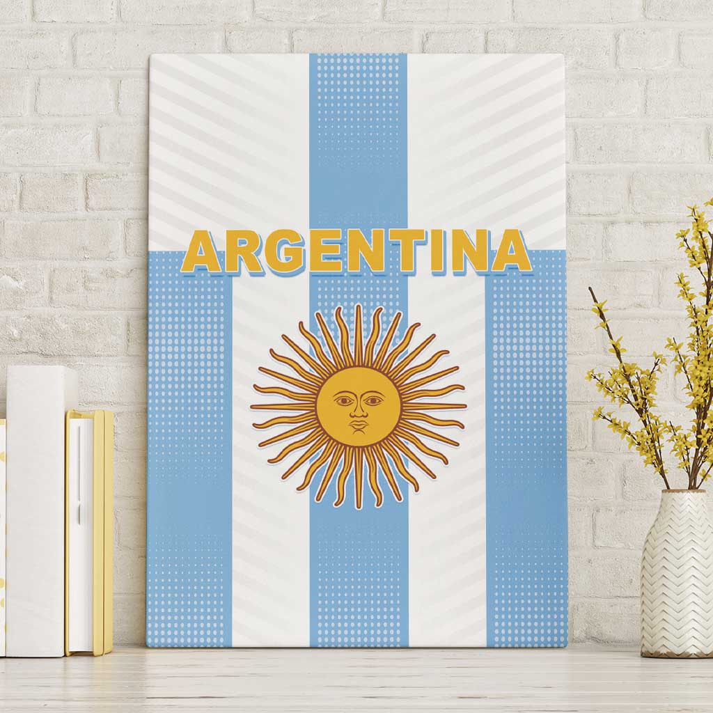 Argentina Football Canvas Wall Art Albiceleste Unique Style