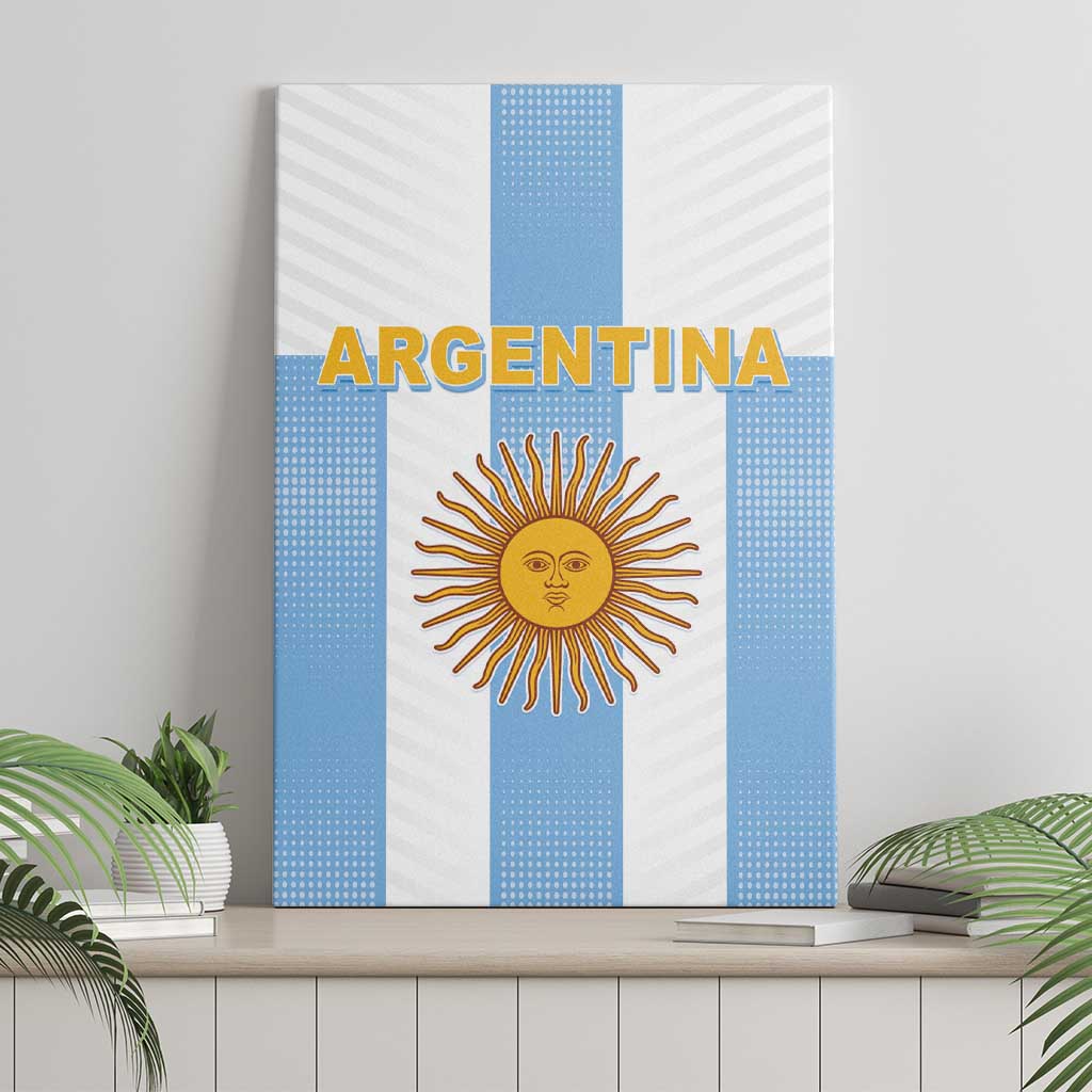 Argentina Football Canvas Wall Art Albiceleste Unique Style