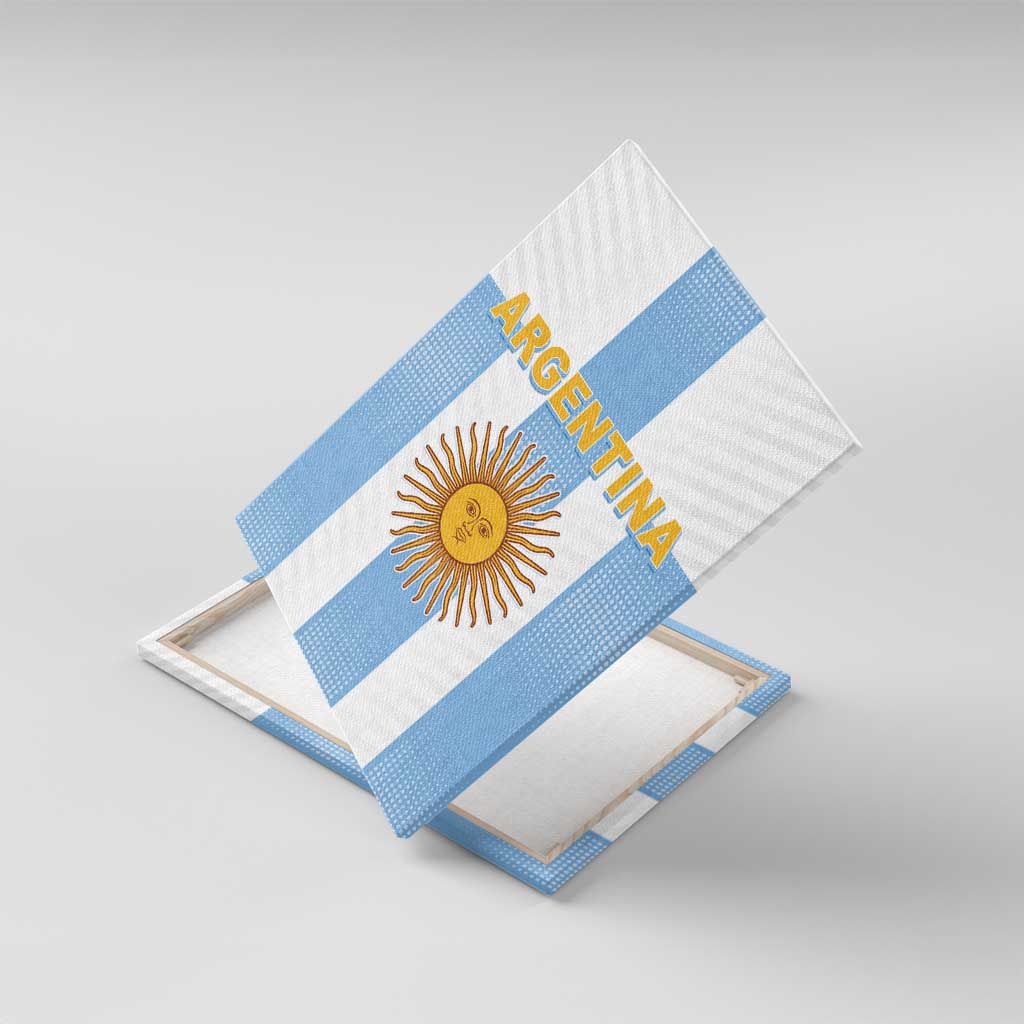 Argentina Football Canvas Wall Art Albiceleste Unique Style