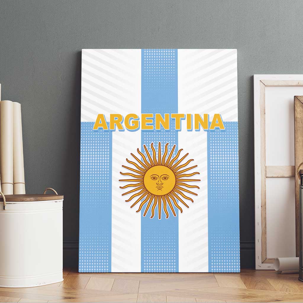 Argentina Football Canvas Wall Art Albiceleste Unique Style