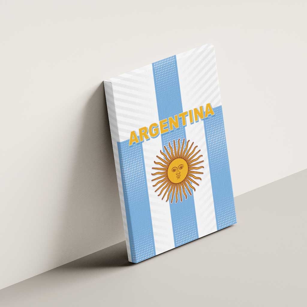 Argentina Football Canvas Wall Art Albiceleste Unique Style