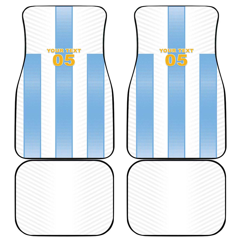 Argentina Football Car Mats Albiceleste Unique Style