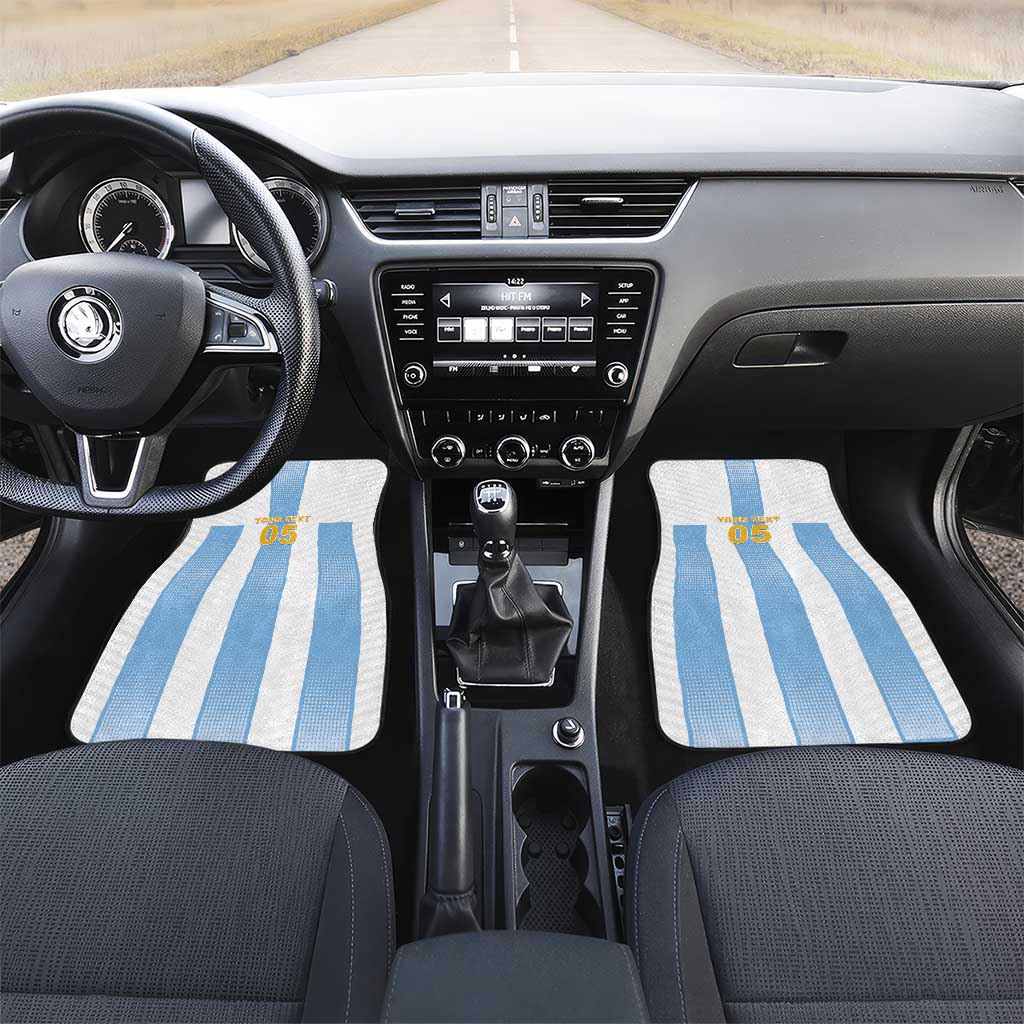 Argentina Football Car Mats Albiceleste Unique Style