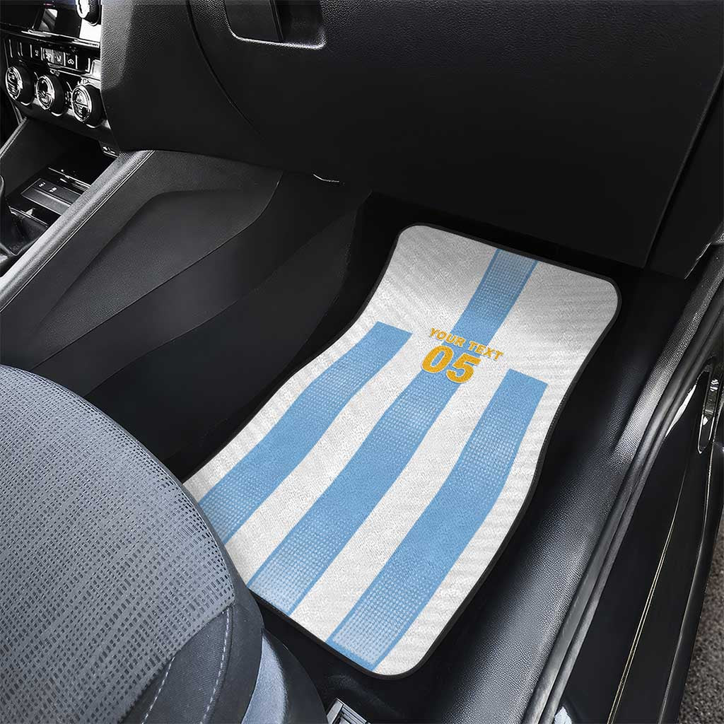 Argentina Football Car Mats Albiceleste Unique Style