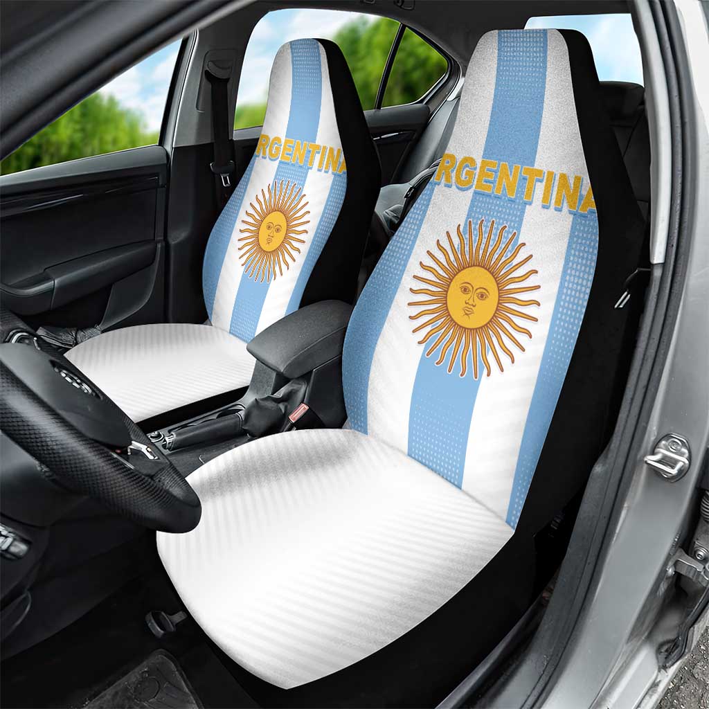Argentina Football Car Seat Cover Albiceleste Unique Style