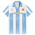 Custom Argentina Football Family Matching Mermaid Dress and Hawaiian Shirt Albiceleste Unique Style
