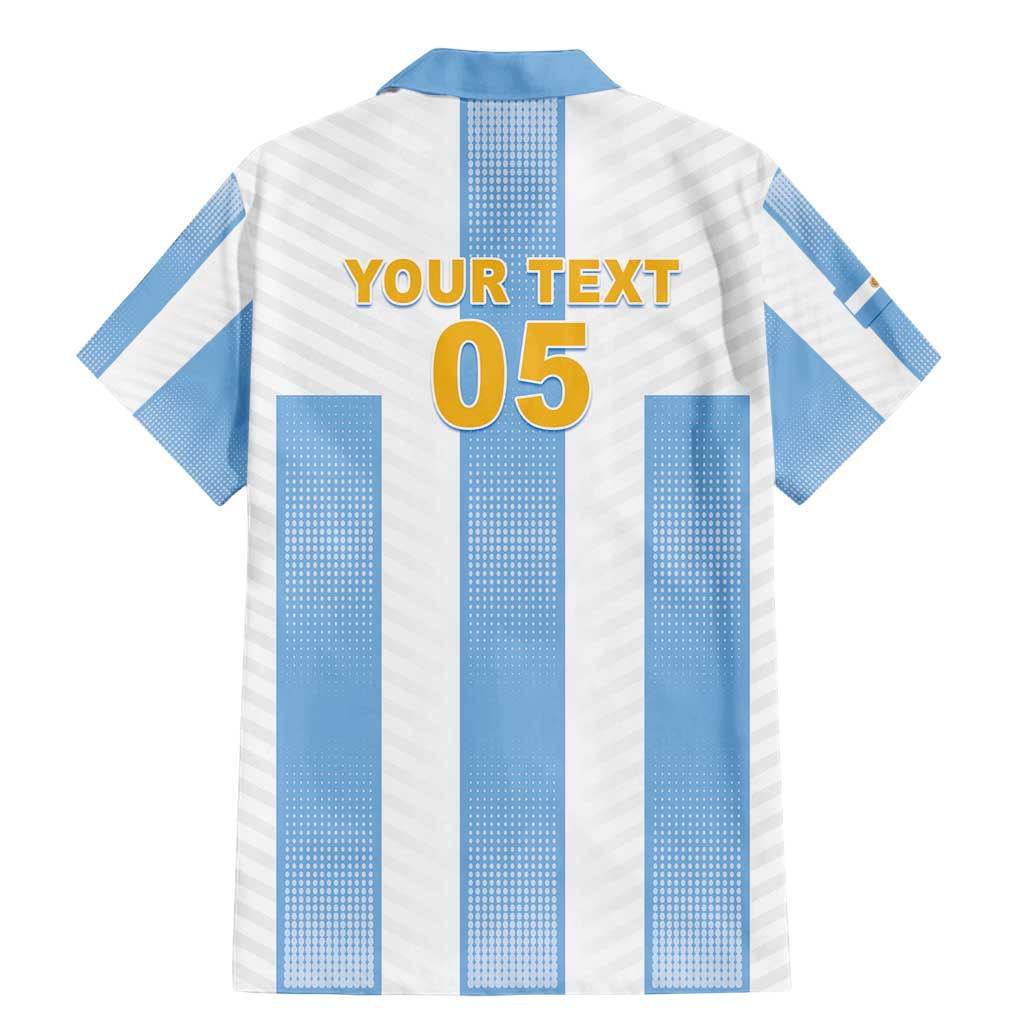 Custom Argentina Football Family Matching Mermaid Dress and Hawaiian Shirt Albiceleste Unique Style
