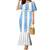 Custom Argentina Football Family Matching Mermaid Dress and Hawaiian Shirt Albiceleste Unique Style