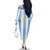 Custom Argentina Football Family Matching Off The Shoulder Long Sleeve Dress and Hawaiian Shirt Albiceleste Unique Style