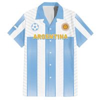 Custom Argentina Football Family Matching Puletasi and Hawaiian Shirt Albiceleste Unique Style