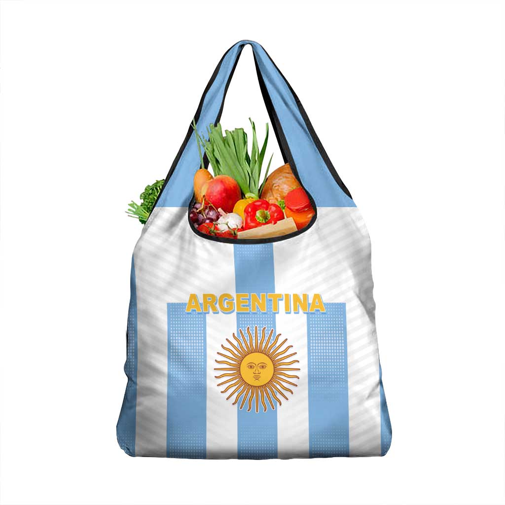 Argentina Football Grocery Bag Albiceleste Unique Style