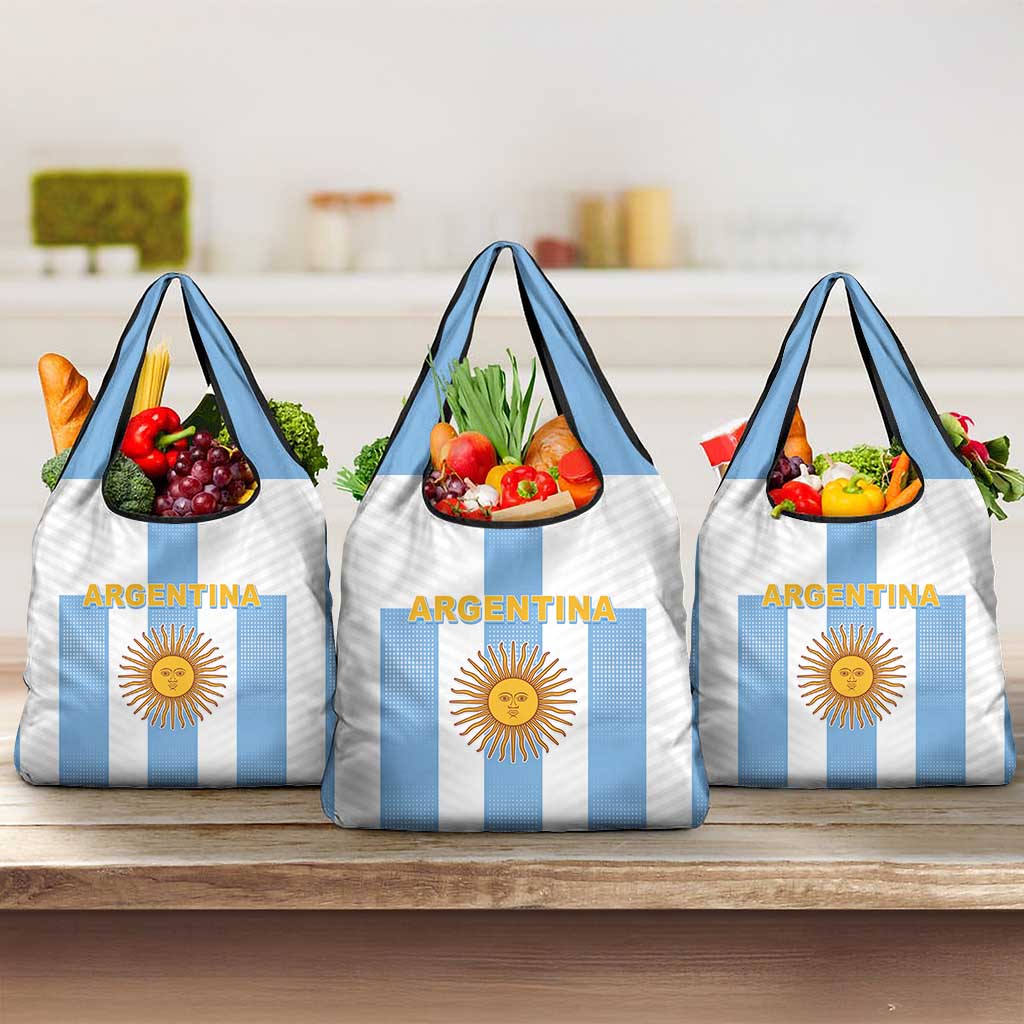 Argentina Football Grocery Bag Albiceleste Unique Style