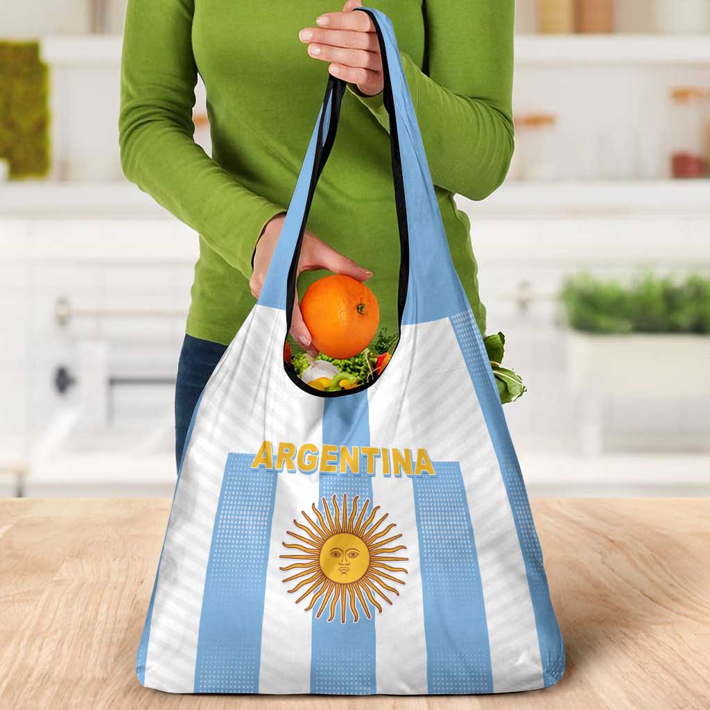 Argentina Football Grocery Bag Albiceleste Unique Style