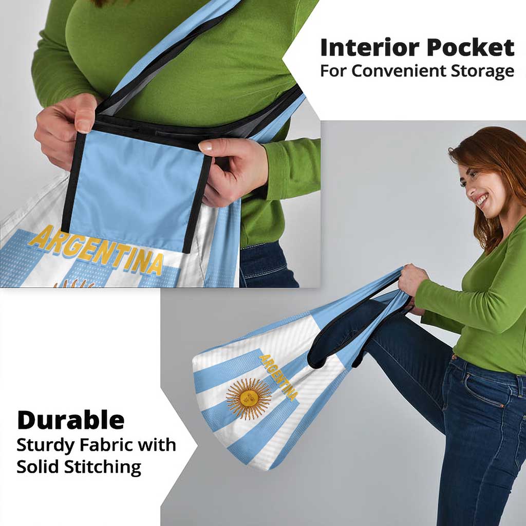 Argentina Football Grocery Bag Albiceleste Unique Style